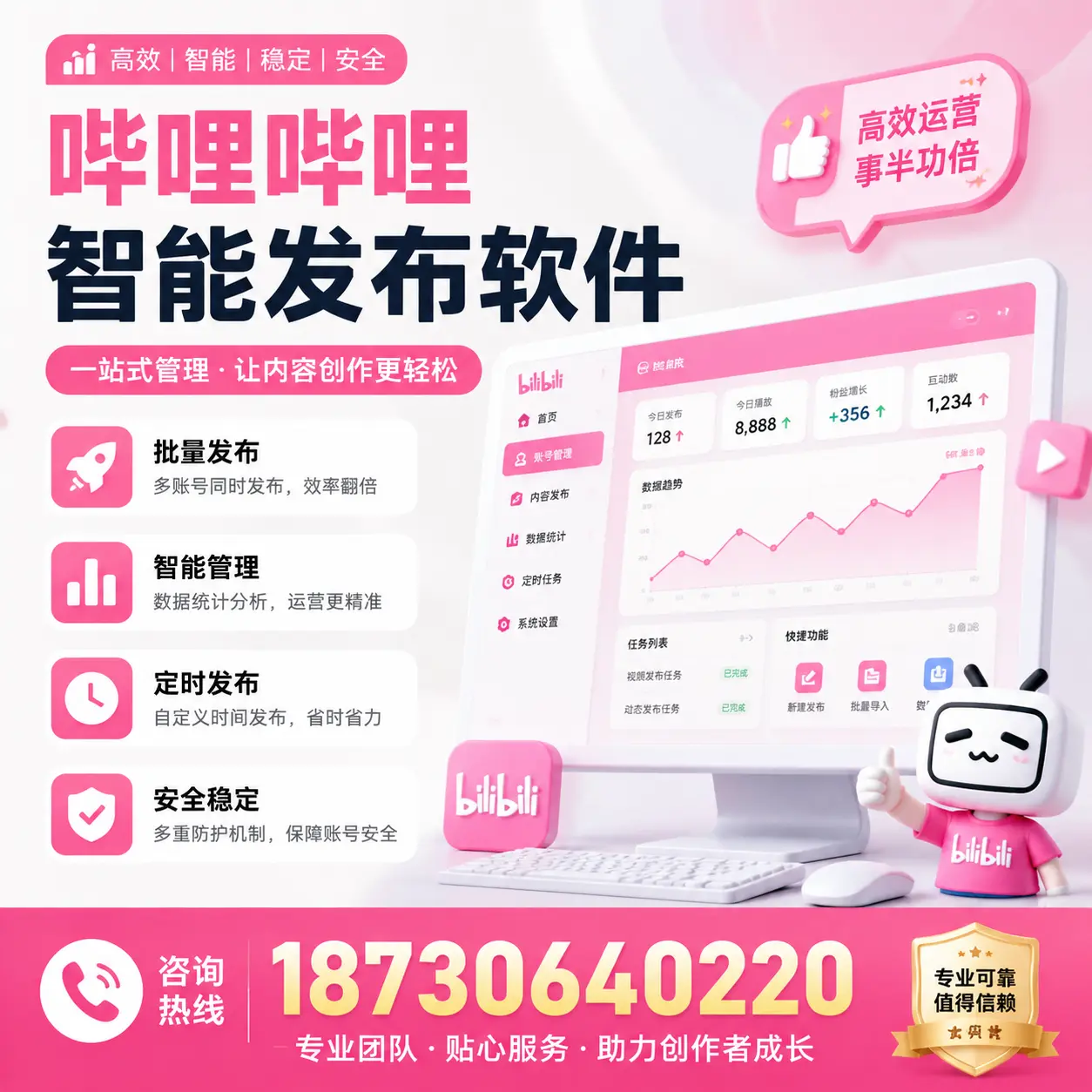 如何评估哔哩哔哩智能发布软件的ROI?鹰潭 企业必读